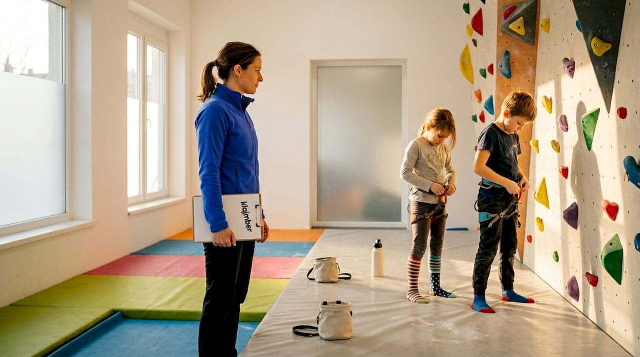 Vloga mentorja pri plezanju za otroke in starše
