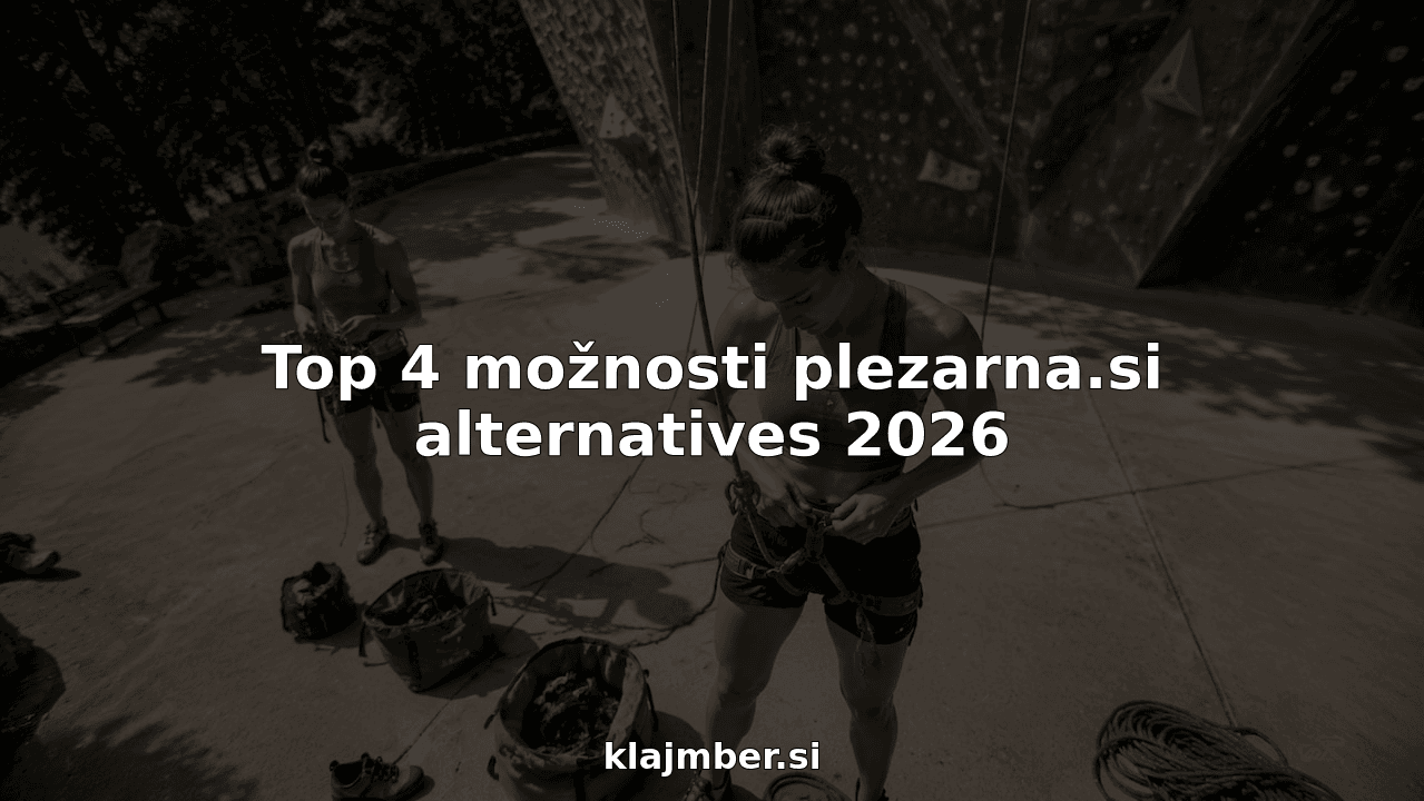 Top 4 možnosti plezarna.si alternatives 2026
